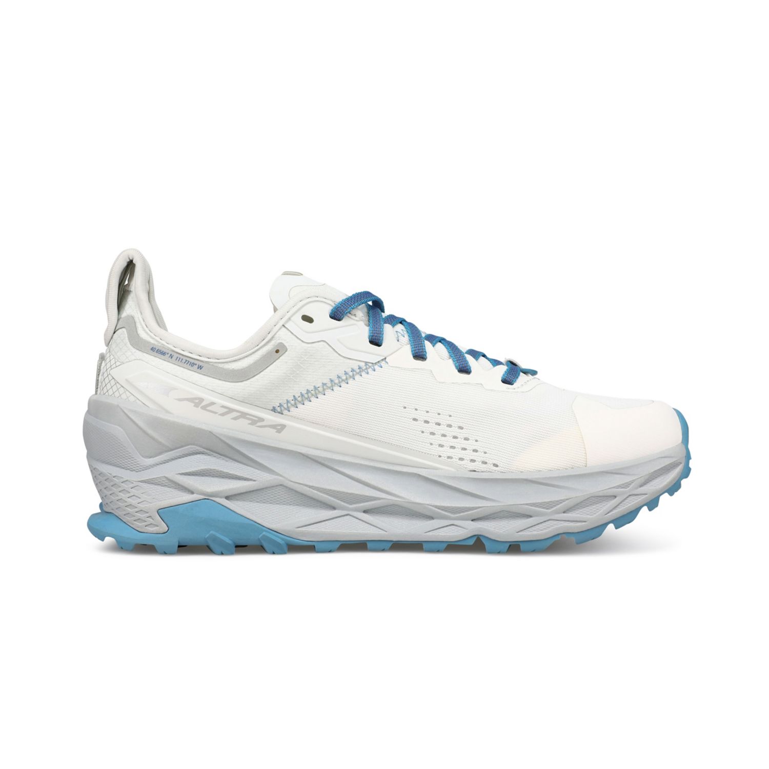 Zapatillas De Trail Running Altra Olympus 5 Mujer Blancas Azules | Costa Rica-79416539